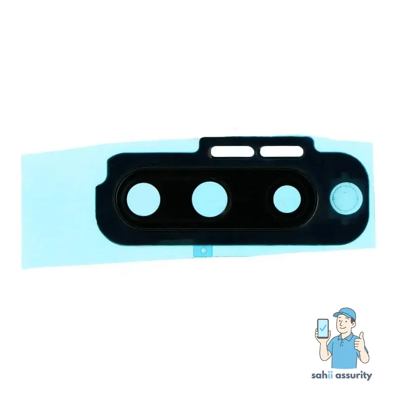 Camera Lens Glass with Frame for OnePlus 7T Pro Black thumbnail